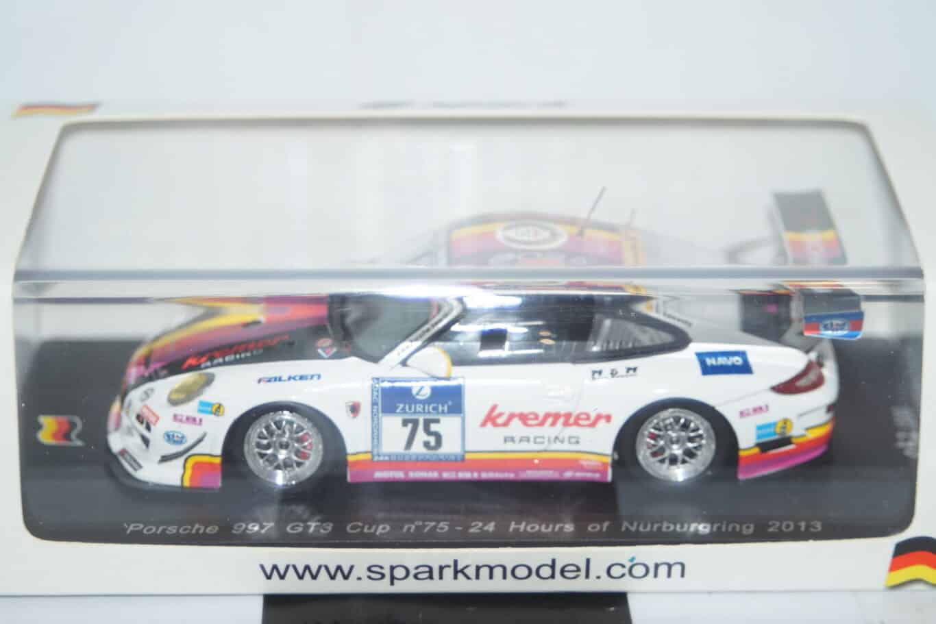 Spark porsche 997 gt3 24h nurburgring 2013 1:43 resin sg093 ltd 300