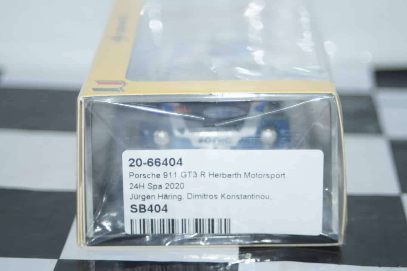 Spark porsche 911 gt3 r 24hr 2020 1:43 resin sb404 ltd 300