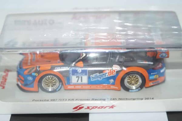 Spark porsche 911gt3 kr -24hr nurburgring 2014 1:43 mab020 ltd 300