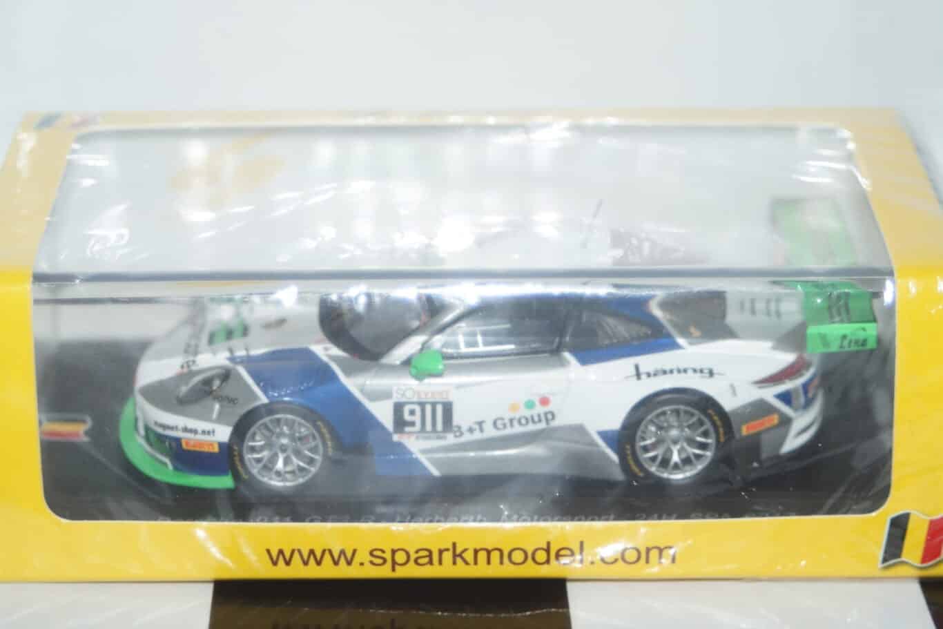 Spark porsche 911gt3 24h spa 2017 1:43 ref sb167 ltd 300