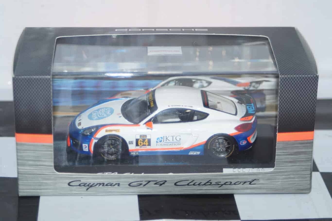 Spark porsche cayman gt4 clubsport 1:43 ref wax02020040,ltd600