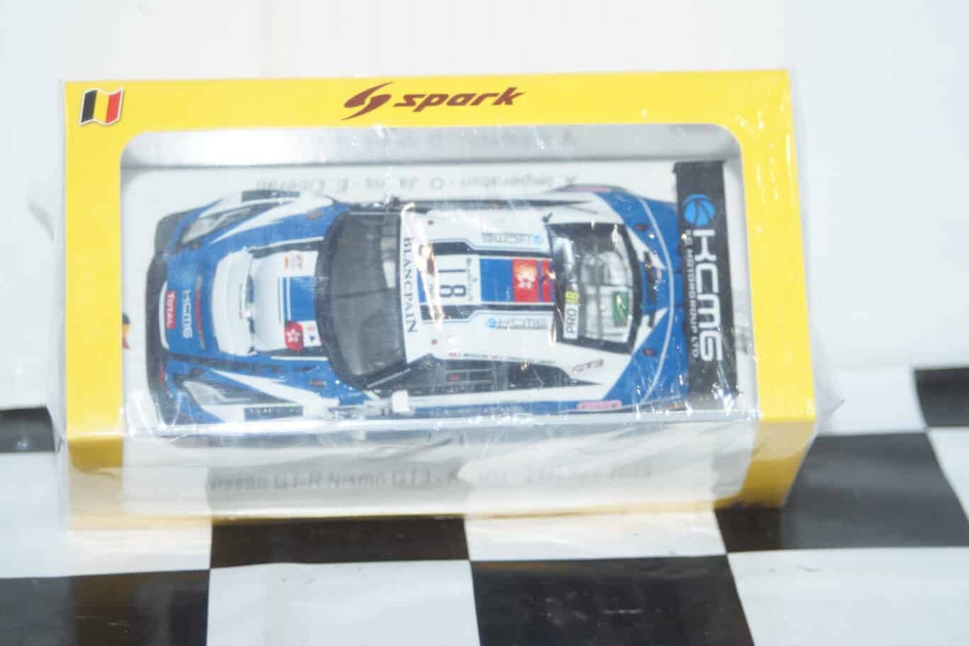Spark nissan gt-r nismo gt3-kcmg-fia gt world cup macau 2018 sa172 1:43