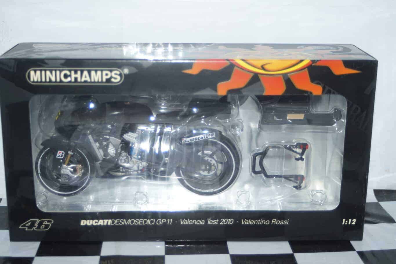 Minichamps ducati desmosedici gp11 valencia test 2010,1:12th 122 110876