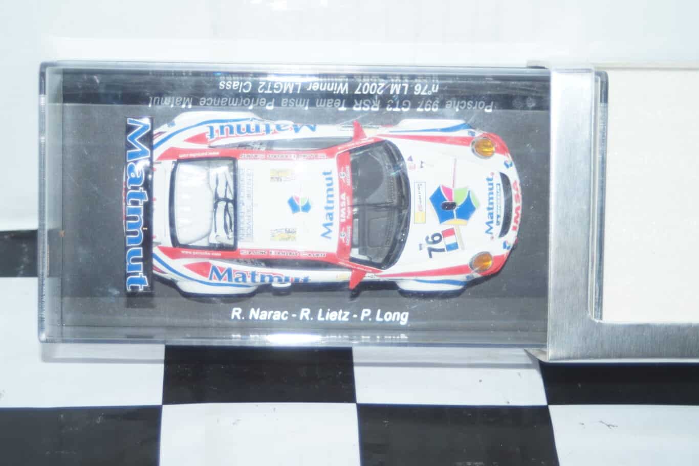 Spark porsche 997 gt3 rsr lm 2007 1:43 ref s1903