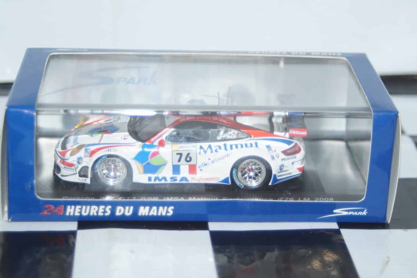 Spark porsche 997 gt3 rsr lm 2008 1:43 ref s1908