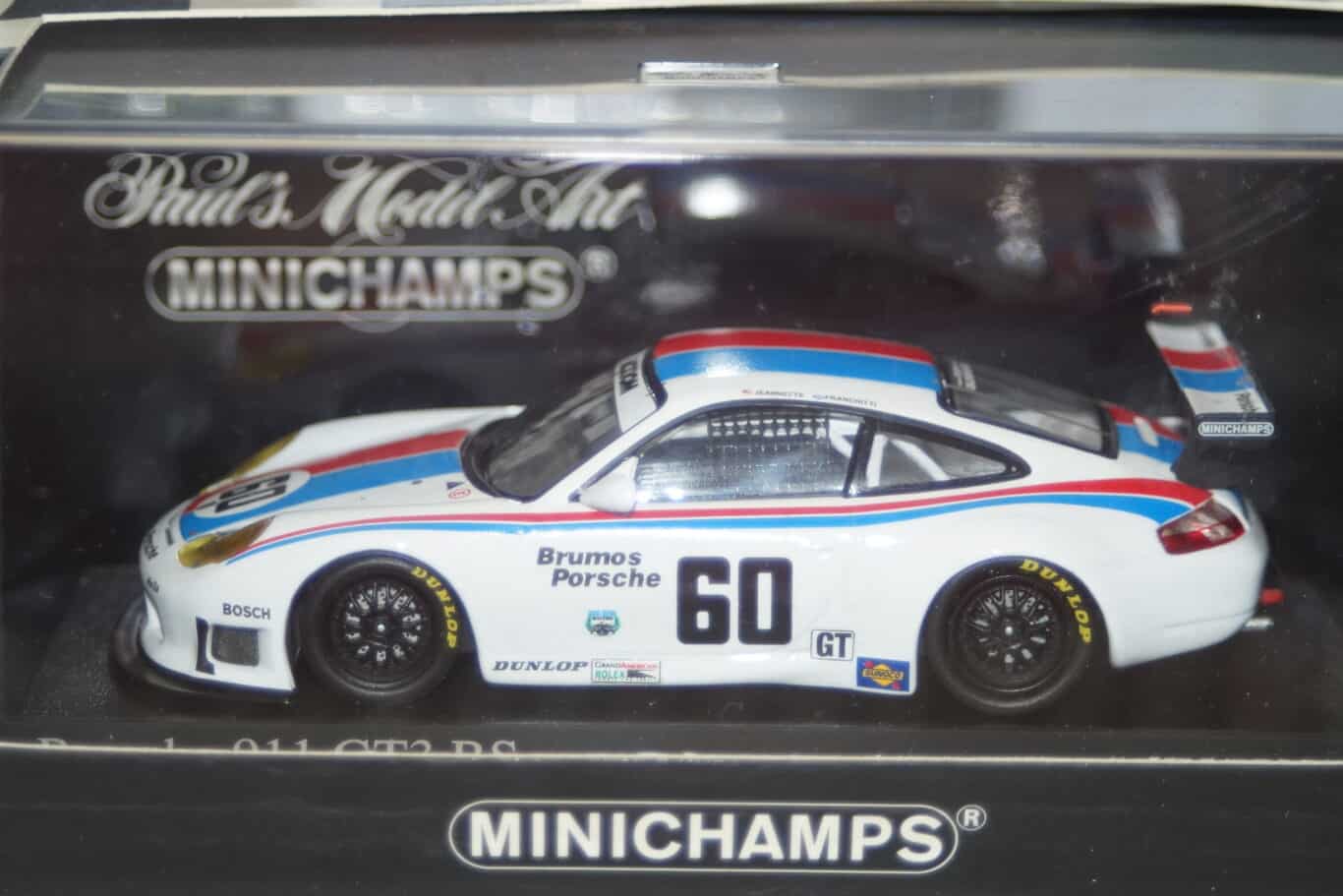 Minichamps porsche 911 gt3rs 24hrs le mans 2005, 403 056971 1:43