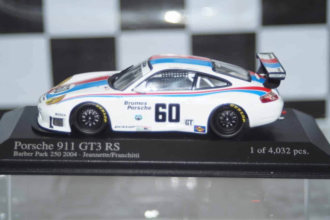 Minichamps porsche 911 gt3rs 24hrs le mans 2005, 403 056971 1:43
