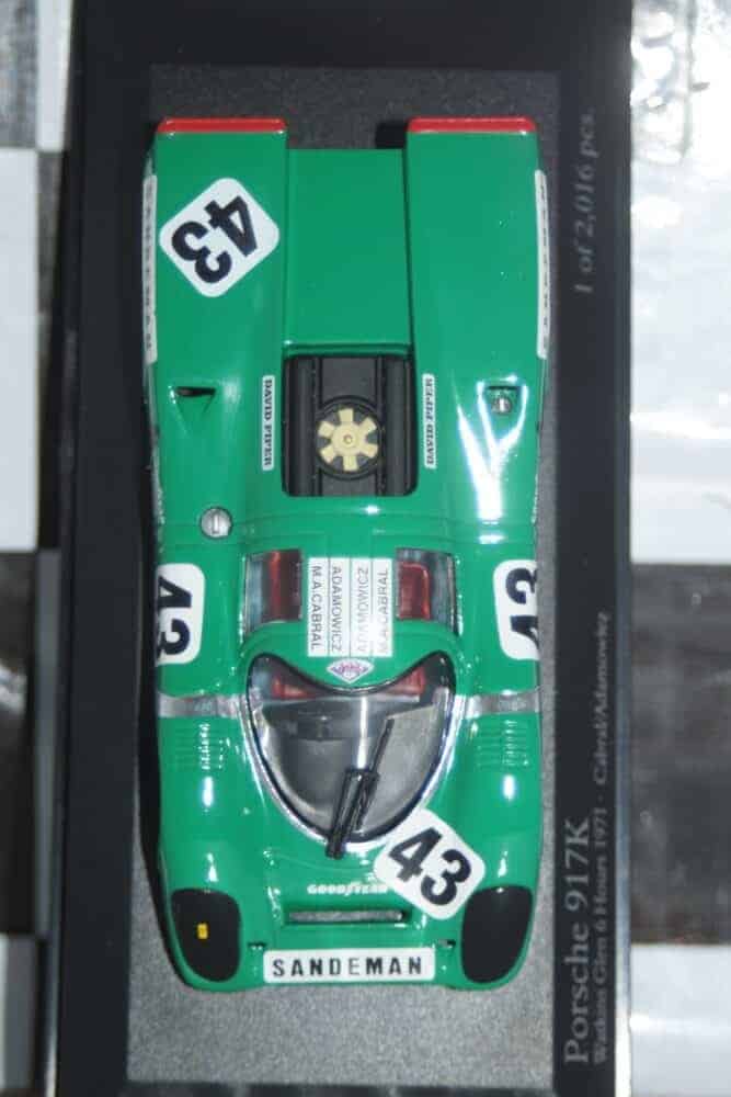 Minichamps porsche 917k 6h watkins glen 1971, 430 716743 ,1:43