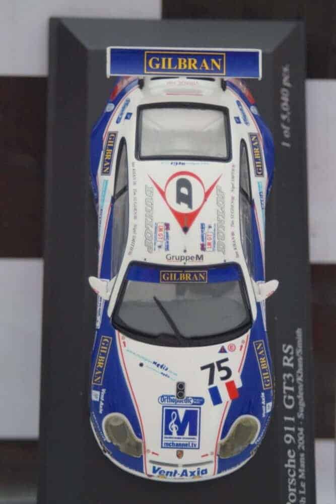 Minichamps porsche 911 gt3 rs 24h du mans 2004, 400 046975 ,1:43