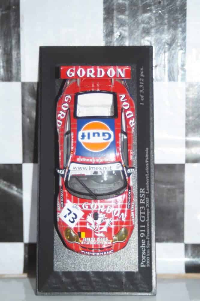 Minichamps porsche 911 gt3 rsr 1000km spa 2005, 400 056473 ,1:43