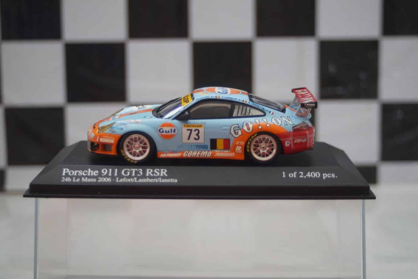 Minichamps porsche 911 gtr 24h le mans 2006, 400 066473 ,1:43