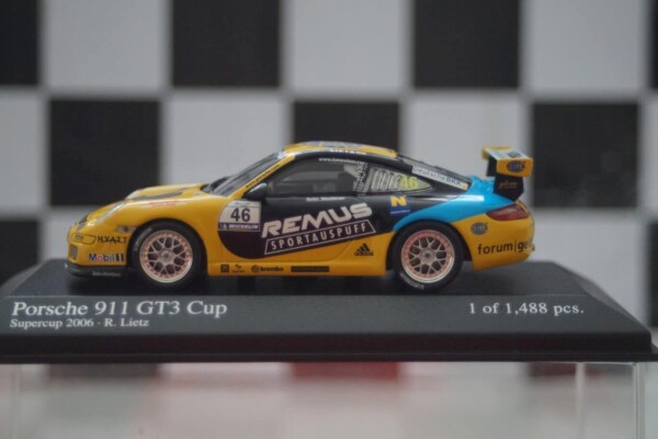 Minichamps porsche 911 gt3 supercup 2006, 400 066446 ,1:43