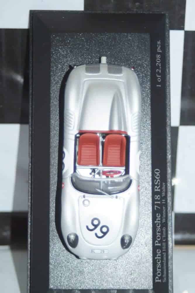 Minichamps porsche 718 rs60 1960, 430 606599 ,1:43