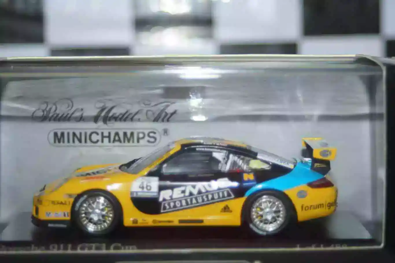 Minichamps porsche 911 gt3 supercup 2006, 400 066446 ,1:43