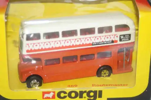 Corgi london routemaster bus oxo livery 1:36th 469