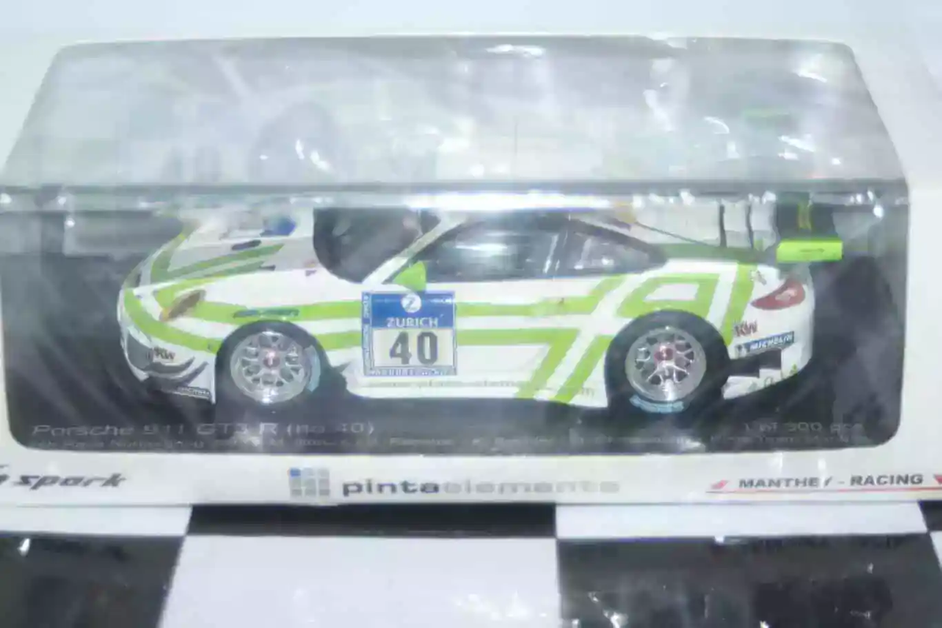 Spark porsche 911gt3 r 24h nurburgring 2013 1:43 ref sam243 ltd 300