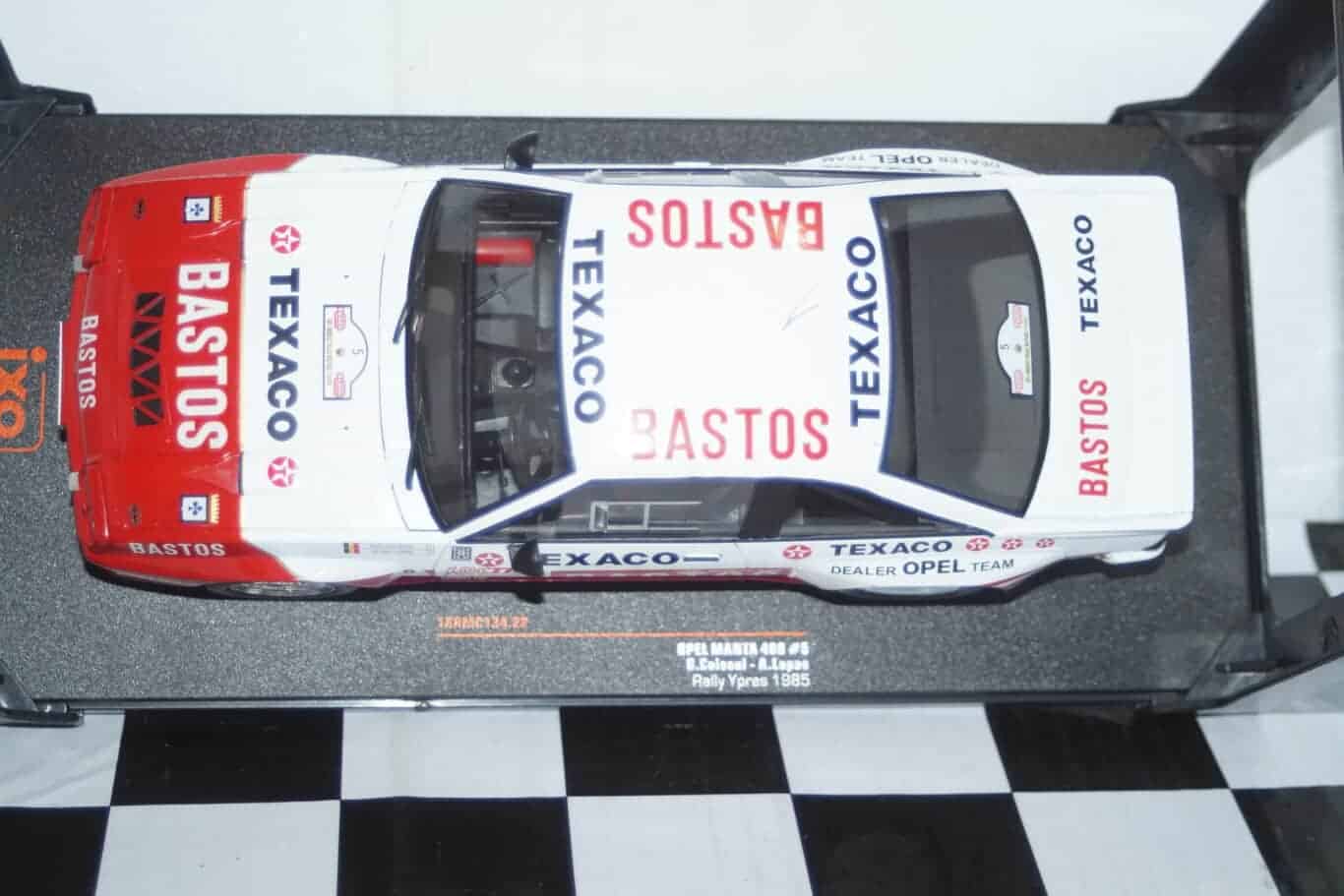 Ixo opel manta 400 rally ypres #5 1985 1:18 18rmc134.22