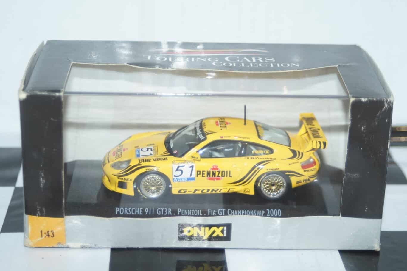 Onyx porsche 911 gt3r fia gt championship 2000 1:43 scale xgt017