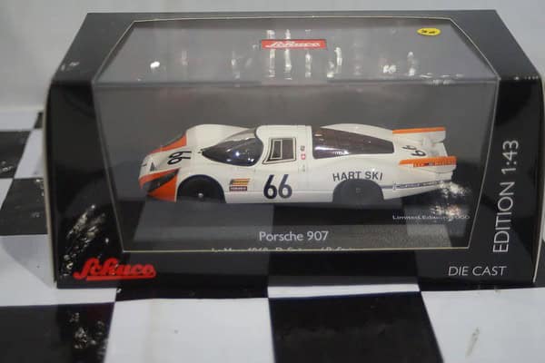 Schuco porsche 907 #66 le mans 1968 ltd 1000 ref 45 036 2800