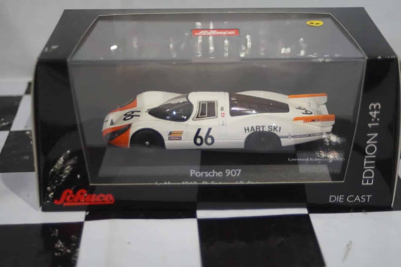 Schuco porsche 907 #66 le mans 1968 ltd 1000 ref 45 036 2800