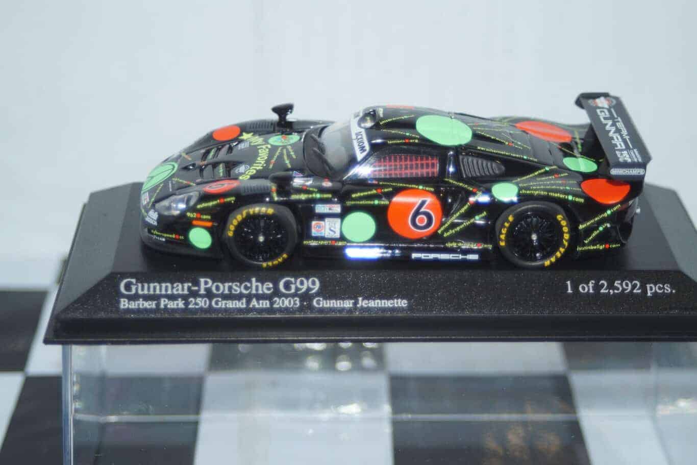 Minichamps gunner-porsche barber park 250 2003, 400 036856