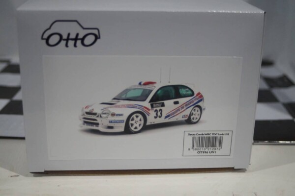 Otto toyota corolla wrc #9 catalunya 1998 auriol white 1:18 ot1102