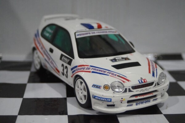 Otto toyota corolla wrc #9 catalunya 1998 auriol white 1:18 ot1102
