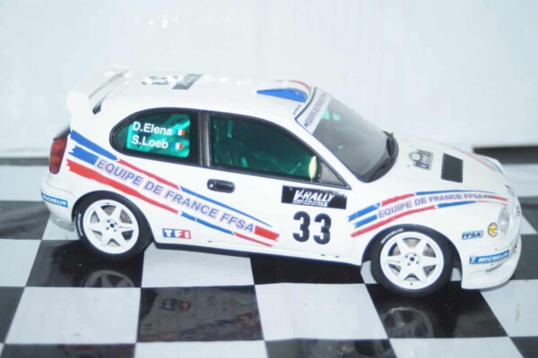Otto toyota corolla wrc #9 catalunya 1998 auriol white 1:18 ot1102