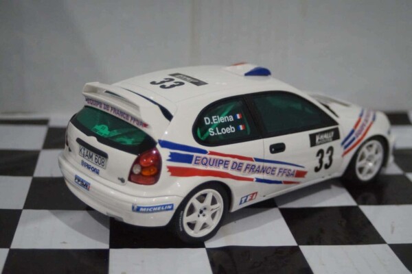 Otto toyota corolla wrc #9 catalunya 1998 auriol white 1:18 ot1102