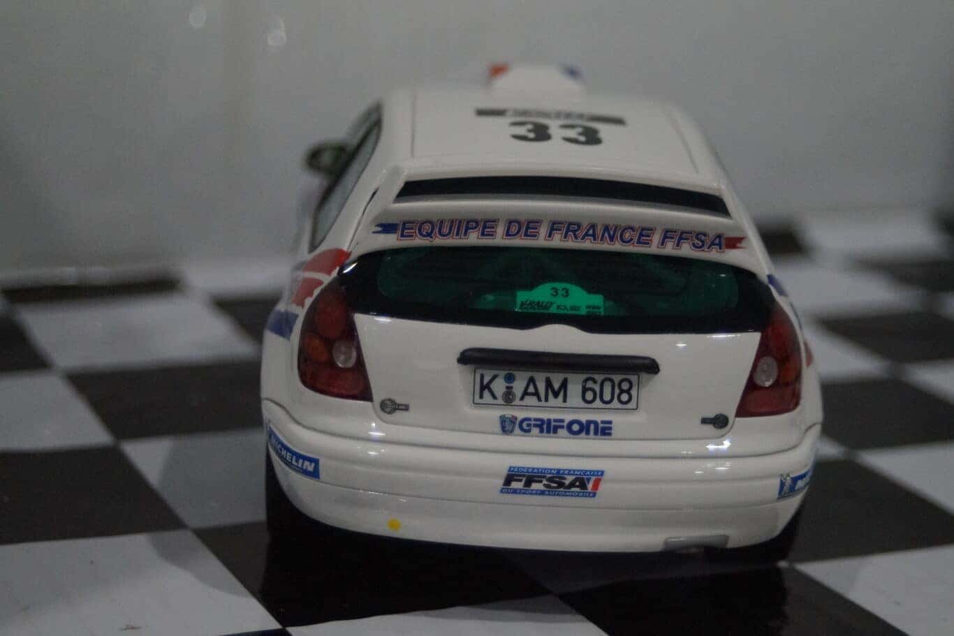 Otto toyota corolla wrc #9 catalunya 1998 auriol white 1:18 ot1102