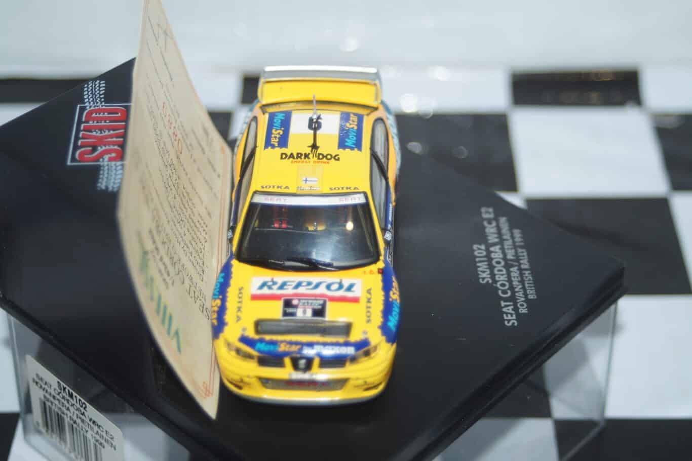 Vitesse / skid seat cordoba wrc e2 1999 ref skm102
