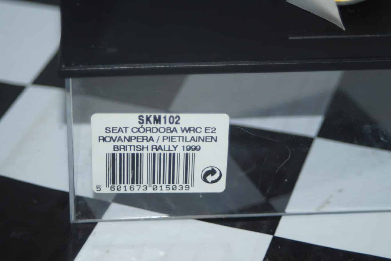 Vitesse / skid seat cordoba wrc e2 1999 ref skm102