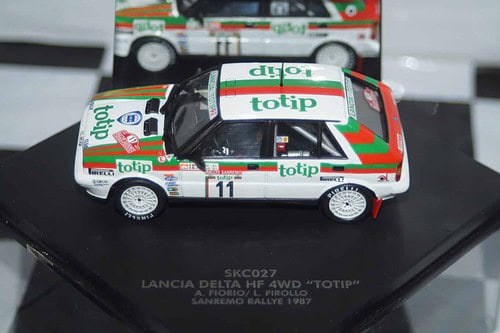 Vitesse / skid lancia delta "totip" sanremo 1987 ref skc027