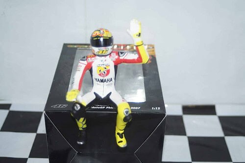 Minichamps v.rossi gp 250 moto gp 2007 figurine 1:12th 312 070196
