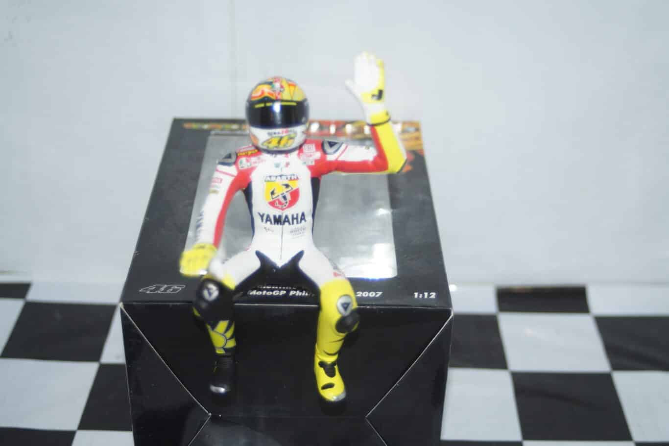 Minichamps v.rossi gp 250 moto gp 2007 figurine 1:12th 312 070196