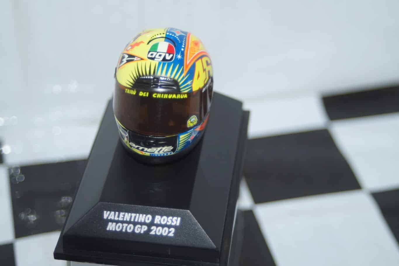 Minichamps rossi helmet moto gp 125 2002 ref 397 020046
