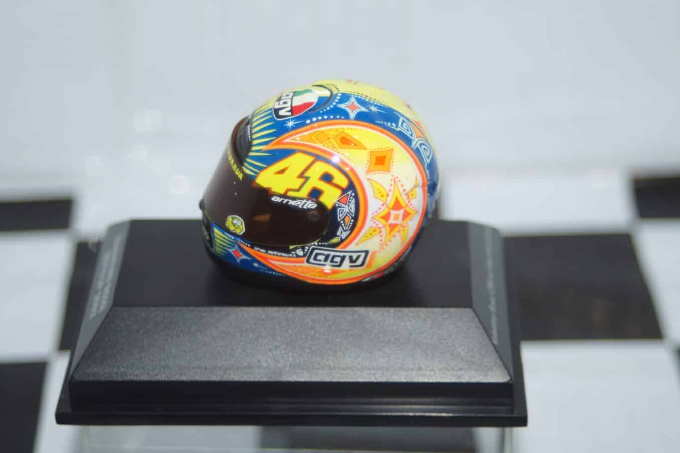 Minichamps rossi helmet moto gp 125 1999 ref 397 990046