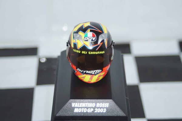 Minichamps rossi helmet moto gp 125 1999 ref 397 990046
