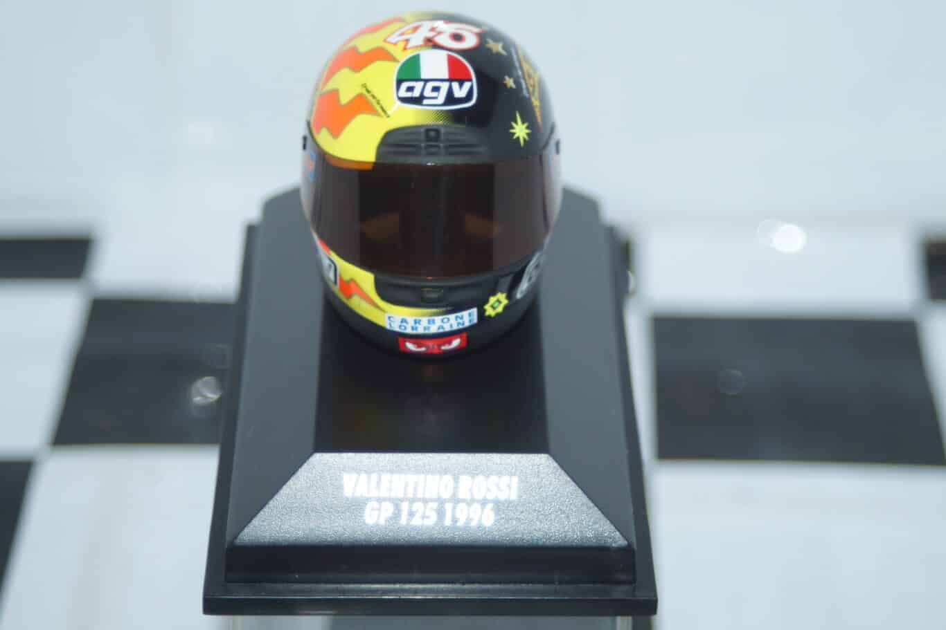 Minichamps rossi helmet moto gp 125 2003 ref 397 030046