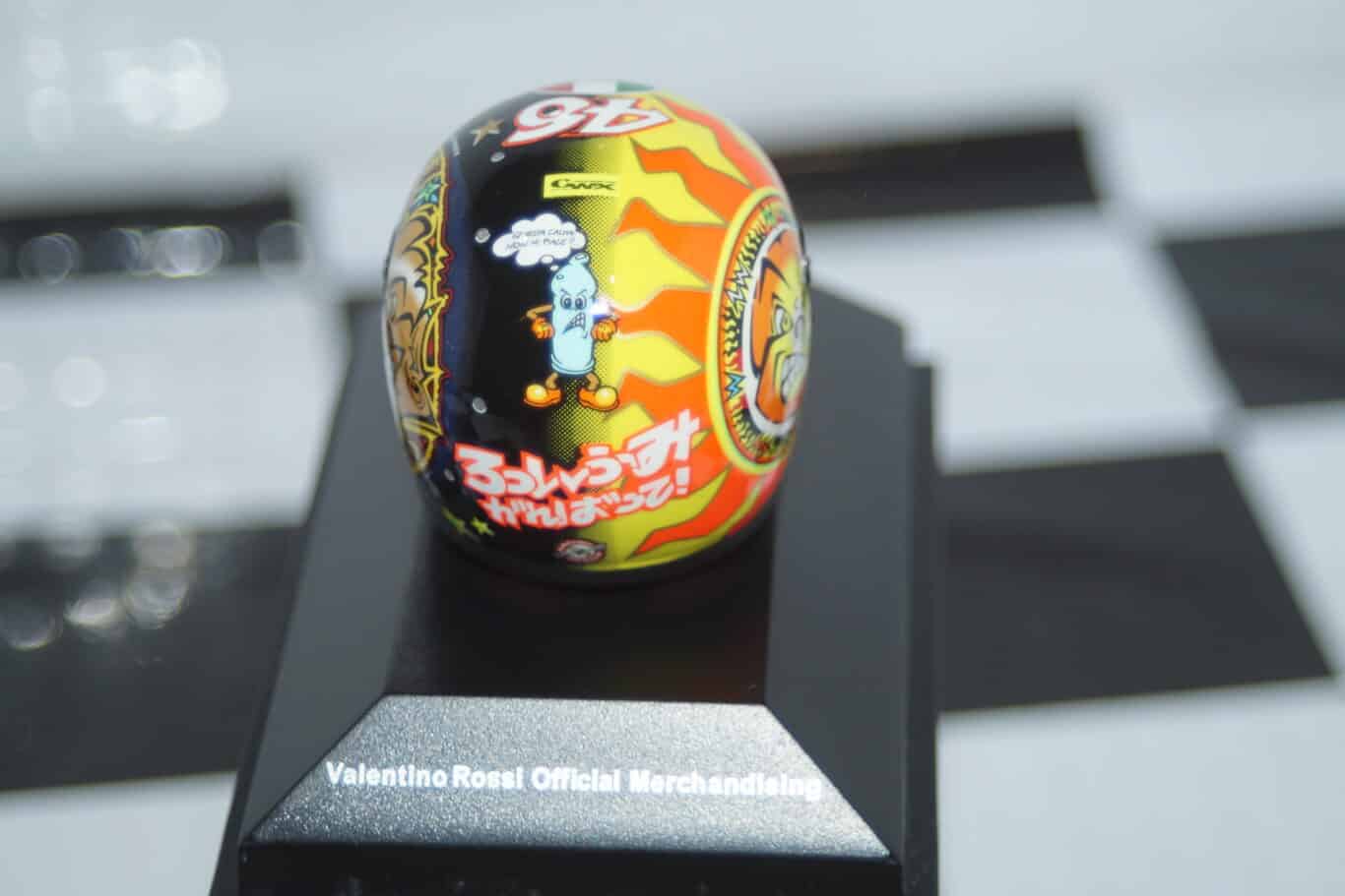 Minichamps rossi helmet moto gp 125 2003 ref 397 030046