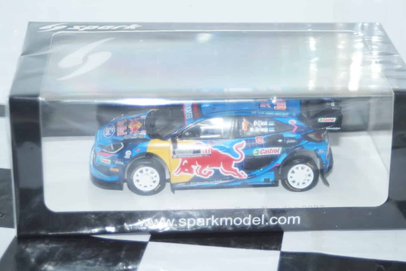 Ford puma rally monte carlo 2023 p-l loubet #7 1:43 spark resin s6715