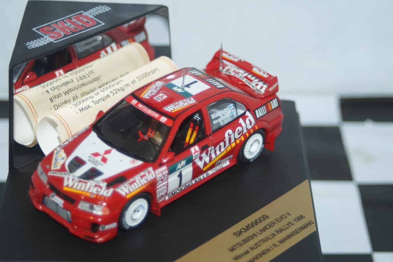 Vitesse / skid mitsubishi lancer evo v winner australia 1998 skm99009