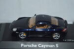 Schuco porsche caymen s in dark blue ref 04742 1/43