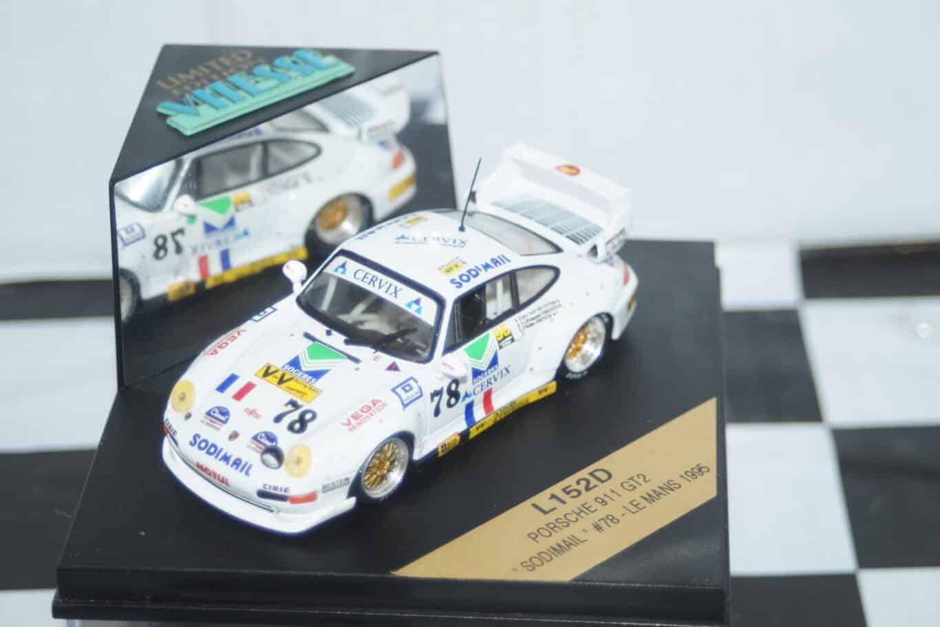Vitesse porsche 911gt2 #78 le mans 1995 1:43 diecast ref l152d
