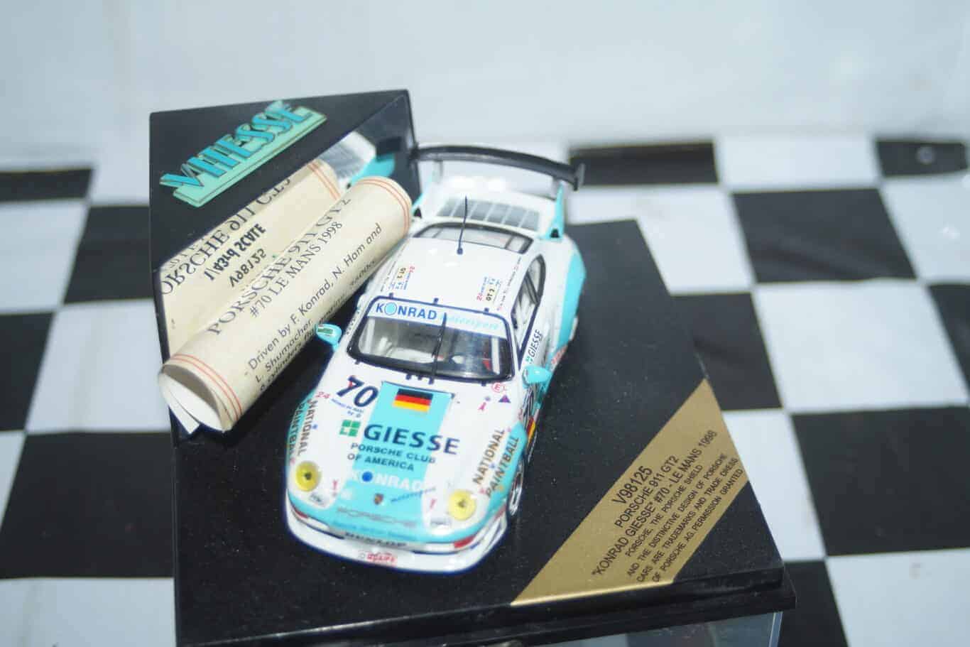 Vitesse porsche 911gt2 #22 b.p.r monza  1:43 diecast ref l152f
