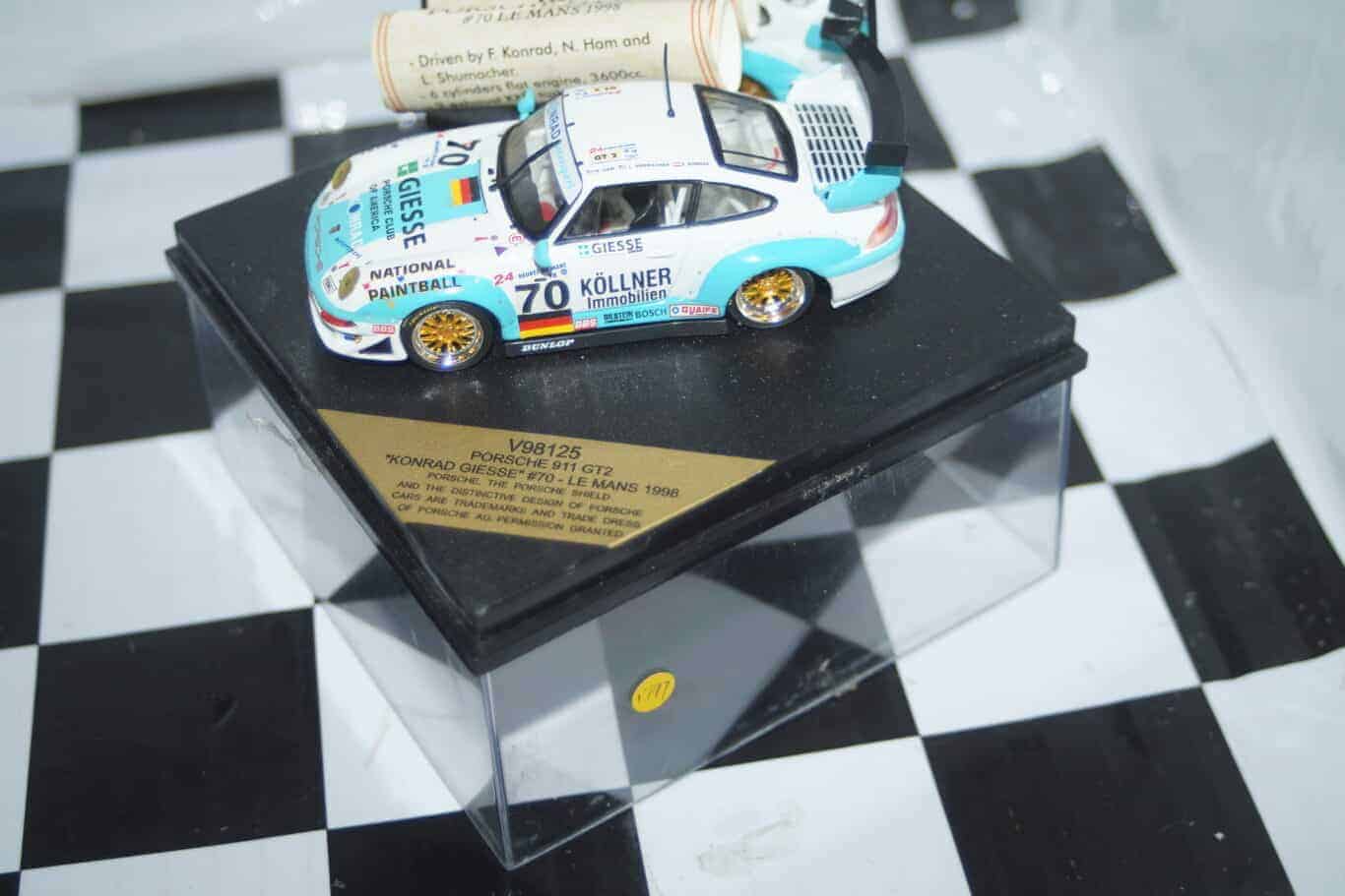 Vitesse porsche 911gt2 #22 b.p.r monza  1:43 diecast ref l152f