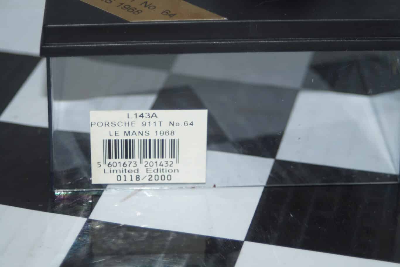 Vitesse porsche 911t #64 le mans 1968 1:43 diecast ref l143a