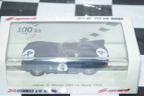 Spark jaguar d type winner 24h le mans 1956 1:43 ref 43lm56