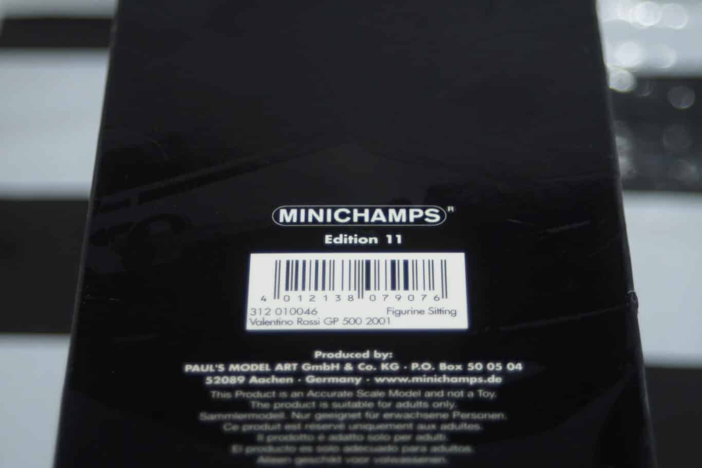 Minichamps v.rossi motogp 2005 figurine 1:12th 312 050246