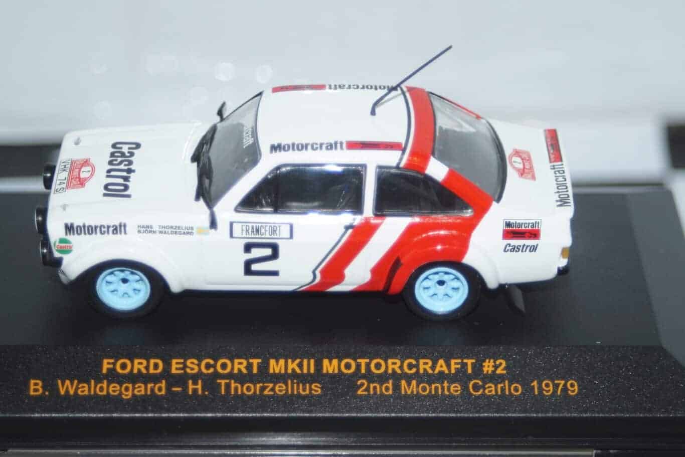 Ixo ford escort mk2 monte carlo #2 1979 b.waldegard rac012 1:43